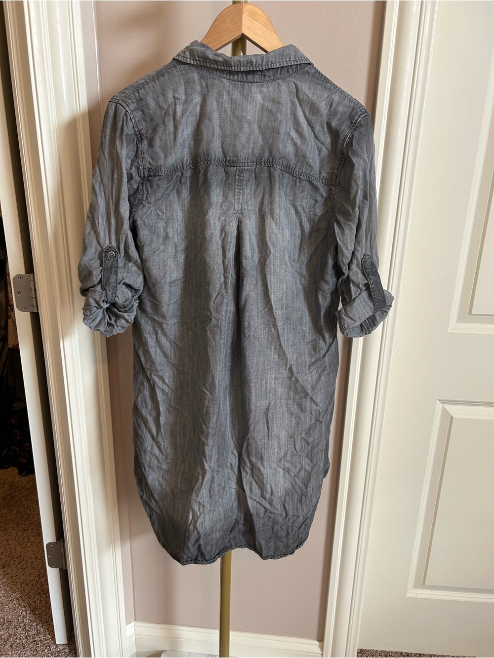 Anthropologie Cloth & Stone Shirt Dress - Picture 4 of 6